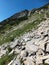 Amazing Landscape from Route to climbing a Vihren peak, Pirin Mountain