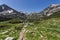 Amazing Landscape of Sivrya, Dzhangal and Kamenitsa peaks in Pirin Mountain