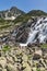 Amazing Landscape with Waterfall and Sivrya peak, Pirin Mountain