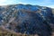 Amazing landscape on the way to Matagalls peak summit on a winter sunny day, Montseny mountains, Barcelona