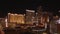 Amazing Las Vegas by night - the beautiful hotels and casinos at the Strip - LAS VEGAS-NEVADA, OCTOBER 11, 2017