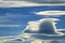 Amazing Lenticular Clouds on the Evening Sky of El Calafate, Patagonia, Argentina, South America