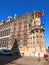 Amazing medieval building of City Hall Stadhuis Gent in Ghent, Belgium. It is one of the most popular spot in the city