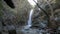 Amazing Millomeris Waterfalls in Cyprus in spring day