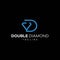 Amazing and modern D double diamond logo