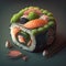 Amazing modern sushi art