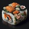 Amazing modern sushi art