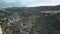 Amazing mountain area in Cyprus in summer day, aerial view