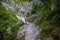 Amazing mountain Keys along by wild river, Turda keys, Romania