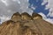Amazing mushroom-shaped rocks of Cappadocia