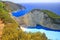 Amazing Navagio Beach in Zakynthos Island