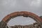 Amazing old arch of an abandoned temple