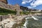 Amazing Panorama with ancient fortifications and old houses of Sozopol, Bulgaria
