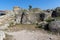 Amazing Panorama around Tomb of Orpheus in Antique Thracian sanctuary Tatul, Kardzhali Region