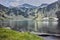 Amazing panorama of Banderishki Chukar Peak and The Fish Lake, Pirin Mountain