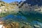 Amazing panorama of Lake and reflection of Preokorets; Popova Kapa; peak, Rila Mountain