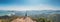 Amazing panorama of Man standing of Sharp Peak, Sai Kung, Hong Kong