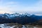 Amazing panorama from matterhorn glacier paradise to Zermatt