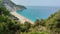Amazing Panorama of Milos beach at Lefkada, Greece