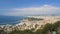 Amazing panorama of Nice city in France, travel to popular seaside resort