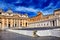 Amazing panorama Saint Peter Square and Saint Peter Basilica at