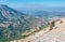 Amazing panorama scenery of Crete island. Day foto.