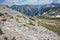 Amazing panorama to northen Pirin mountain from Vihren peak