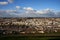 Amazing panorama with a traditional houses in UK,