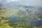 Amazing Panorama of The Twin, The Trefoil, The Fish and the upper Lakes, The Seven Rila Lakes