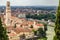 Amazing panorama of Verona in Italy