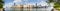 Amazing panorama view of New York city skyline and Queensboro Bridge