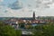 Amazing Panorama of Wurzburg i September - ineresting medieva=l architecture of the Bavarian town on river Main