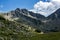 Amazing panorama of the Yalovarnika peaks in Pirin Mountain