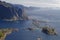 Amazing panoramic view on lovely arctic village Reine