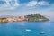 Amazing panoramic view of Procida, Italy