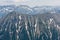 Amazing panoramic view to Todorka Peak from Vihren Peak, Pirin Mountain