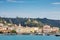 Amazing Panoramic view of Zakynthos Trade Port, Shipping, Zakynthos, Greece