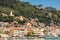 Amazing Panoramic view of Zakynthos Trade Port, Shipping, Zakynthos, Greece