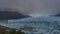The amazing Perito Moreno Glacier stretches to the horizon