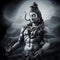 amazing portrait of great God Shiva generative AI