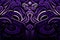 Amazing purple and black maori pattern