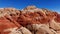 Amazing Red Rock Canyon in the Nevada Desert - aerial view