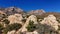 Amazing Red Rock Canyon in the Nevada Desert - aerial view