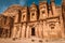 Amazing ruins of Ad Deir monastery in Petra. Jordan