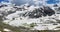 Amazing Rutor glacier and glacier lagoons, Aosta Valley, Italy