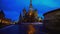 Amazing Saint Basil`s Cathedral in Red Square, Moscow, symbol of the country