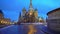 Amazing Saint Basil`s Cathedral in Red Square, Moscow, symbol of the country