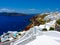 Amazing Santorini island summer view