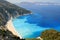 Amazing Seascape of Myrtos beach, Kefalonia, Ionian islands