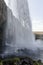 Amazing Seljalandfoss waterfall in sunny autumn day, Iceland. Famous tourist attraction